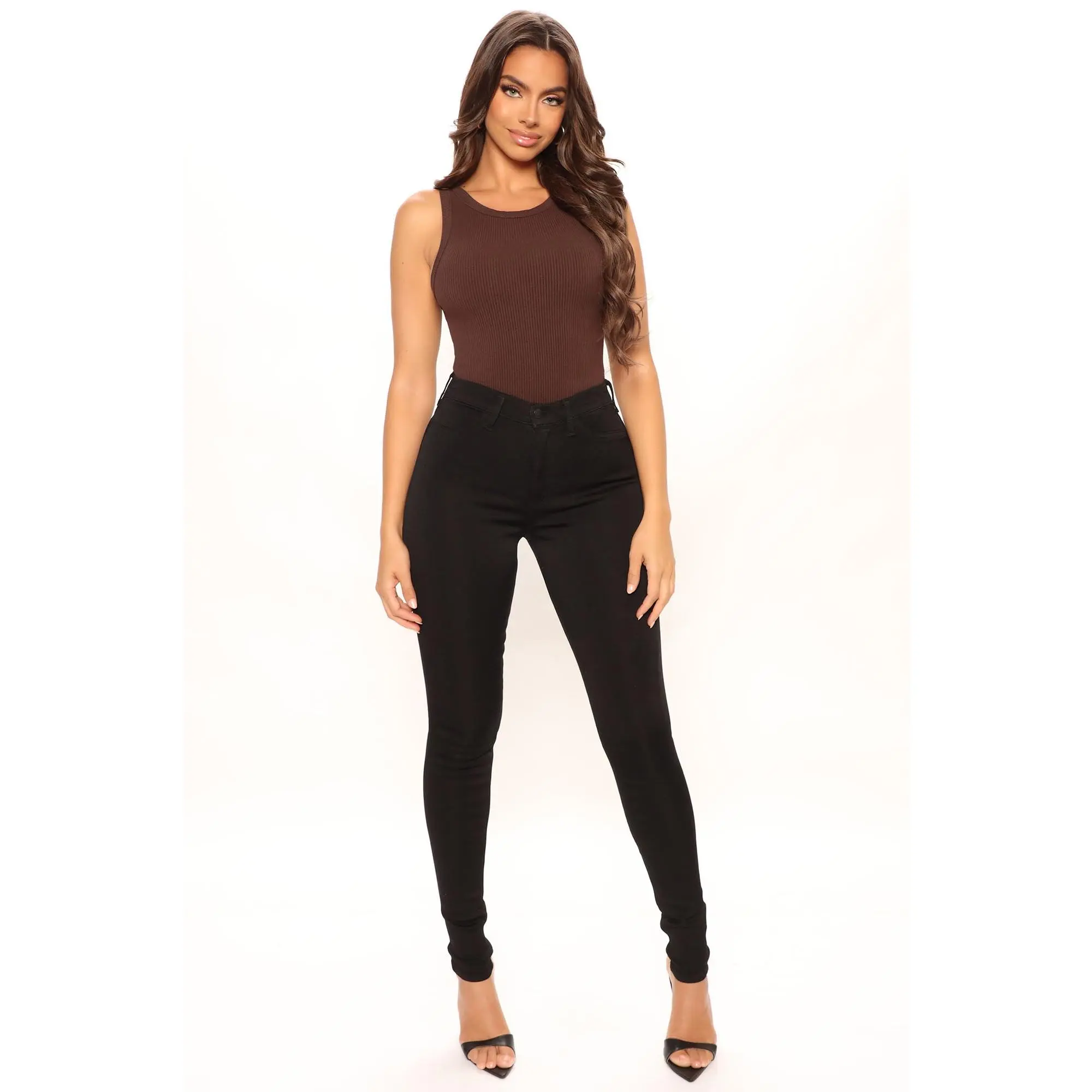 Tall Eva Super Soft Curvy Skinny Jean - Black