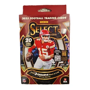 2025 Panini Select Football NFL Hanger Box Black & Gold Prizm Shock