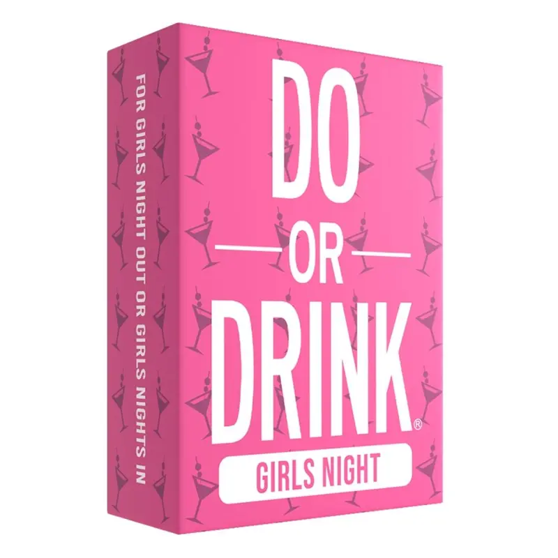 Girls Night by Do Or Drink Party Card Game for Wild Nights & Wilder Stories Hilarious Dramatic Unfiltered Fun for 21+
