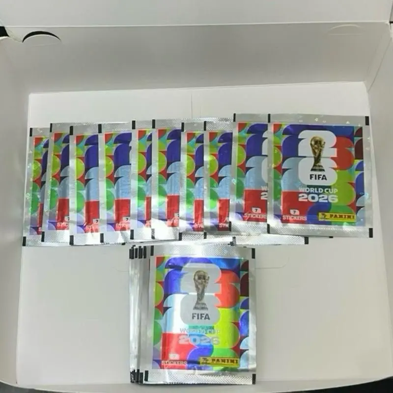 Panini FIFA World Cup 2026 SEALED Sticker Packs 10 Packs-7 Stickers Per Pack