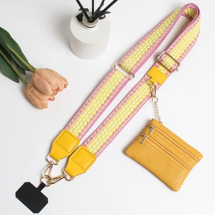 SJ-pink mustard yellow gradient polka dots