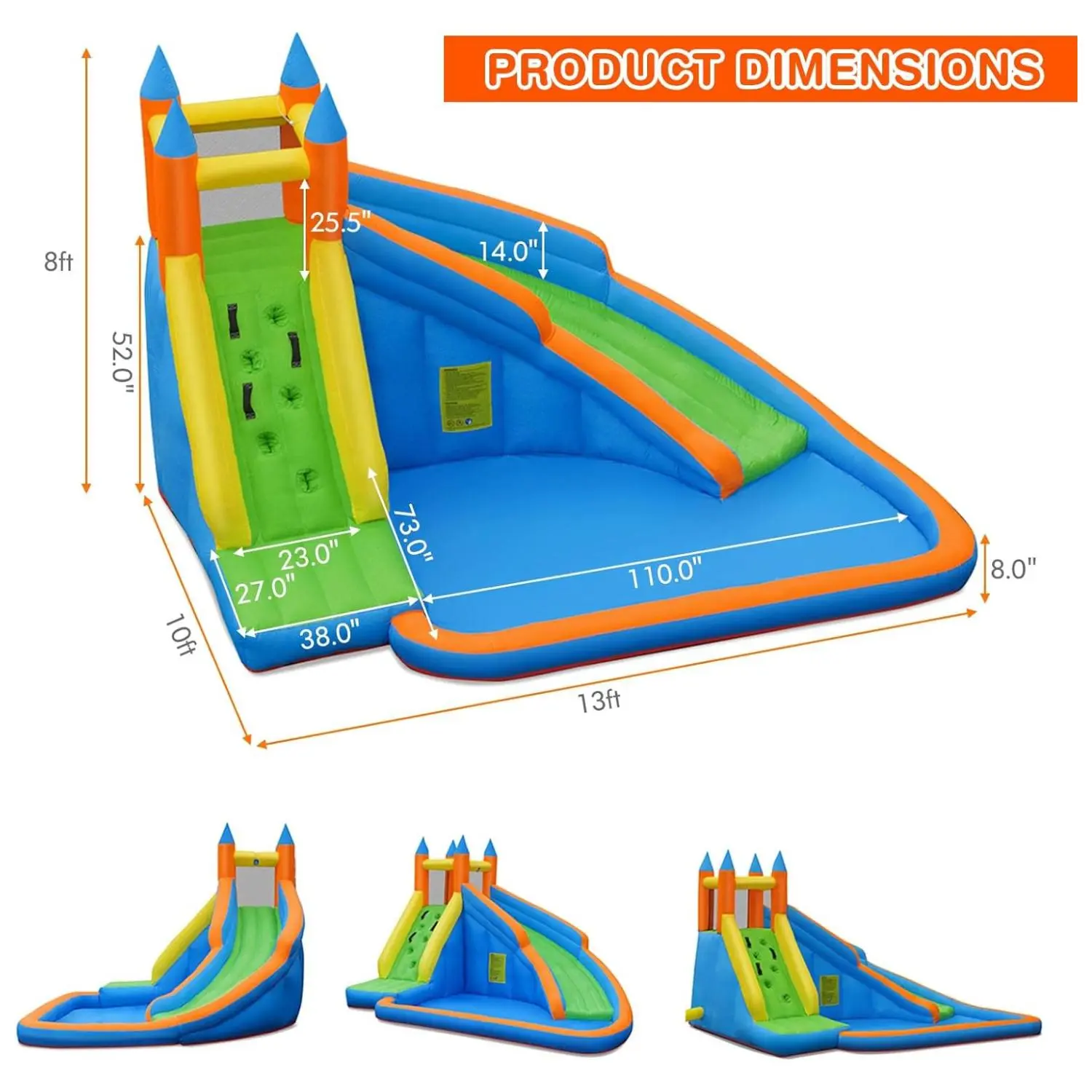 Style 4 w/Climbing Wall Splash Pool