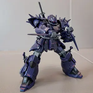 HG HGUC 1/144 Efreet Nacht Mech Assembly Model Kit Action Figures Desktop Decoration Doll Boys' Puzzle Toys Gift Collectible