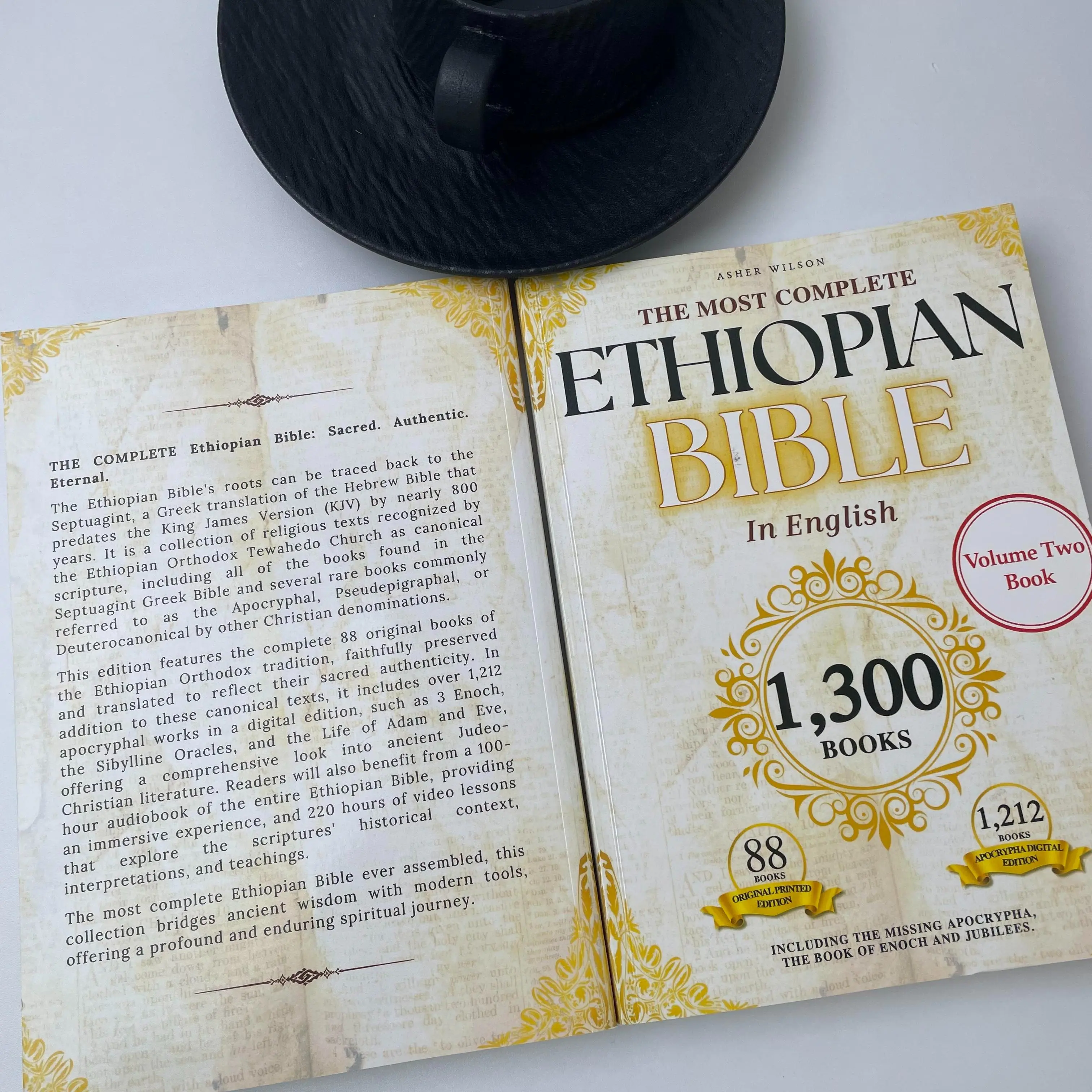 English Collector’s Edition Complete Holy Bible - 88 Printed Books, Apocrypha, Book of Enoch, Jubilees, Sibylline Oracles, Ancient Christian Texts, Study Resources, Church Gift for Office Stationery & Supplies