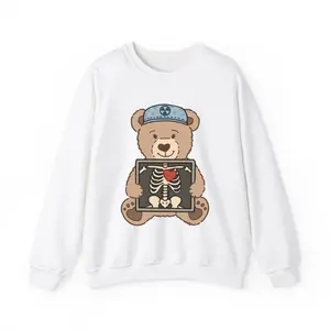 Radiology Teddy Bear Crewneck | Rad Tech Sweatshirt | CT Tech Shirt | Radiologist Crewneck