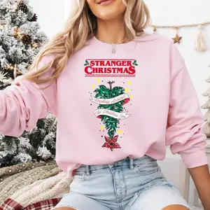 Rocking Around The Upside Down Christmast Tree Sweatshirt, Retro 80s Funny Holiday Christmas Things Movie Fans Tshirt, Hoodie