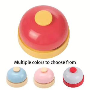 Handbell Call Bell No Power Needed No Charging Battery Free Ideal for Classroom Kitchen Restaurant Bar Table Games Pet Training Interactive Entertainment Gift