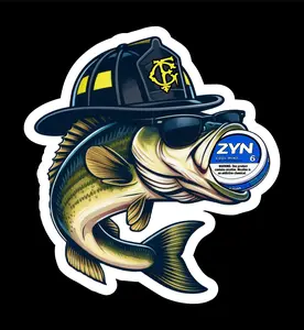 Cool Bass (two decals 2.5") Stickers