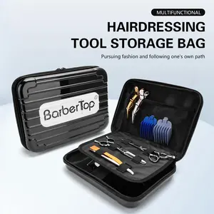 BarberTop Hairdressing Tool Storage Bag Portable Scissor Box Hairstylist Waterproof Tool Kit Haircare Heatless