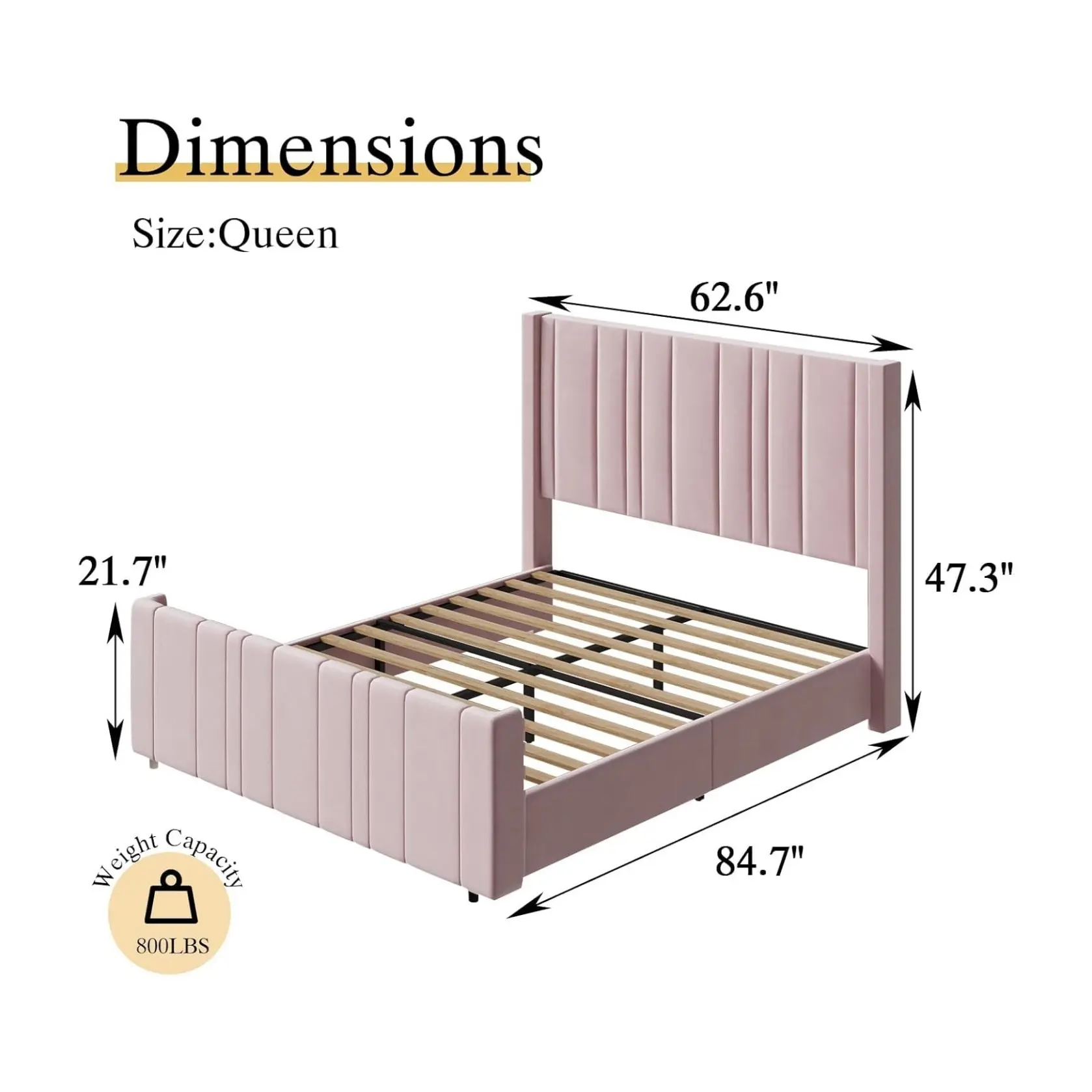 Queen Size Pink