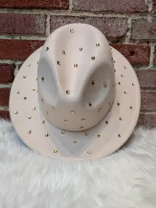 A1224005 Studded Rhinestone Hat