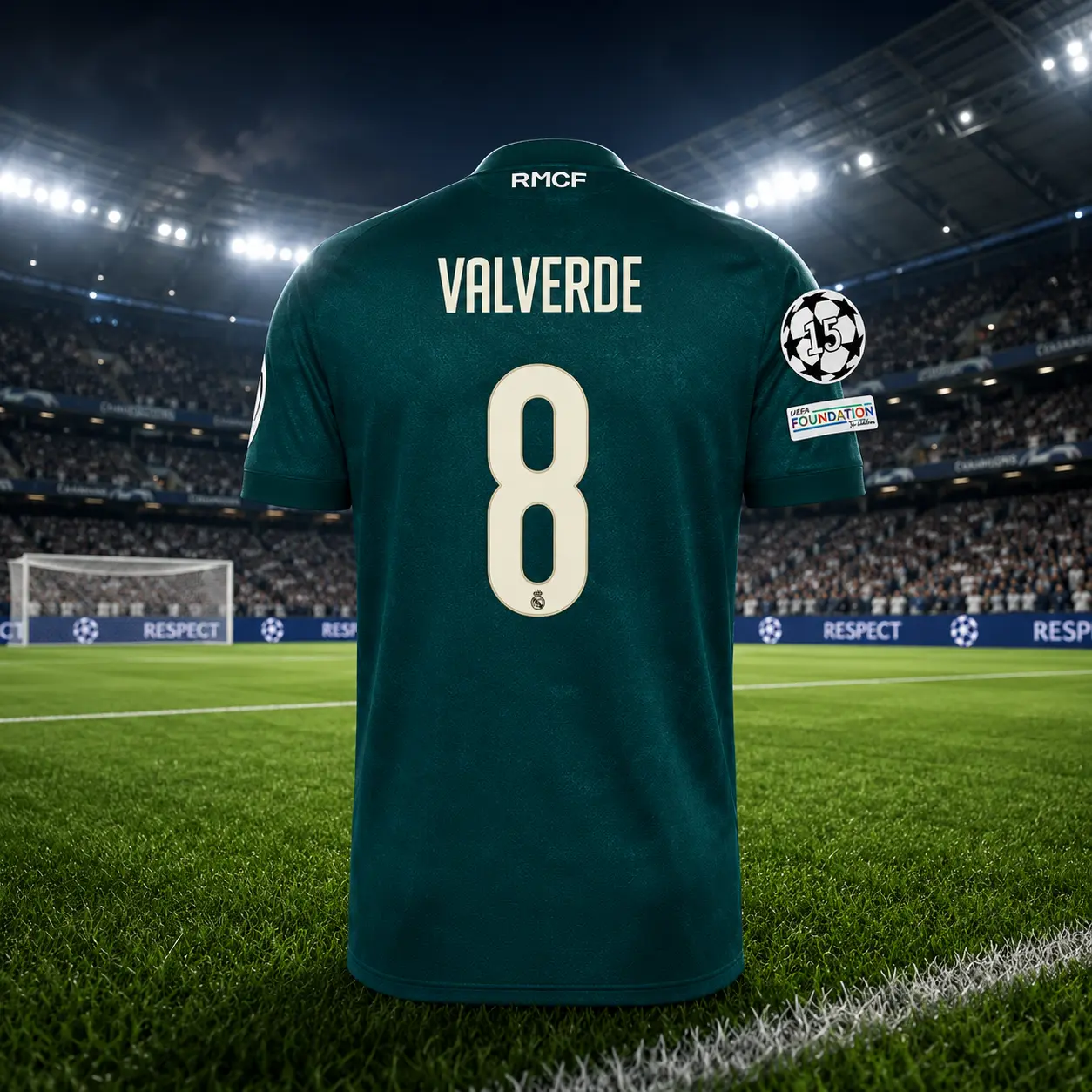 Unisex 2026/27 Valverde #8 Away Soccer Jersey - Breathable Quick-Dry Match Day Fan Shirt, Athletic Sports Collectible Apparel for Adults