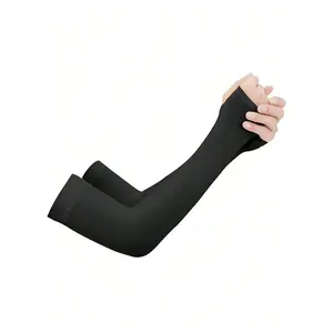 2 pieces Black arm sleeves, sun protection
