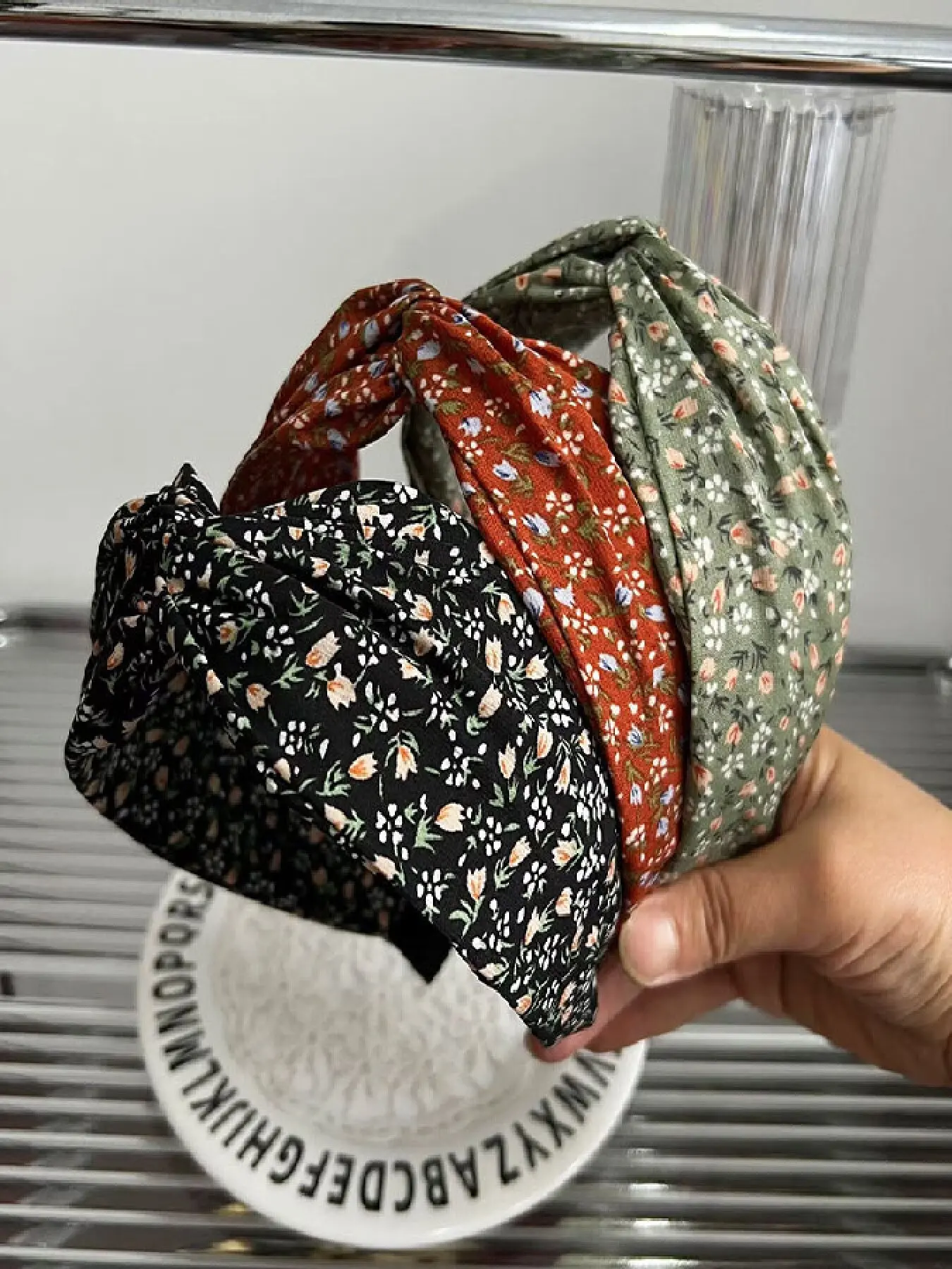 3/5 Pcs Women's Vintage Elegant Floral Pattern Headbands, Wide Band Design, Boho Style Hair Accessories, Spring Summer Fashion, Daily Wear, Headband Set
