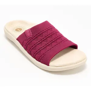 Revitalign Orthotic Memory Foam Knit Slide Sandals - Al Fresco Revitalign Orthotic Memory Foam Knit Slide Sandals - Al Fresco