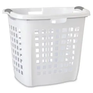 Sterilite Ultra Easy Carry Plastic Dirty Clothes Laundry Basket Hamper (4 Pack)