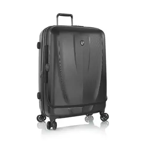 212 MAIN Vantage 30 in. Lightweight Travel Luggage - Black Polycarbonate, Expandable Pack, Front Access, TSA Lock, Spacious Luggage Compartment