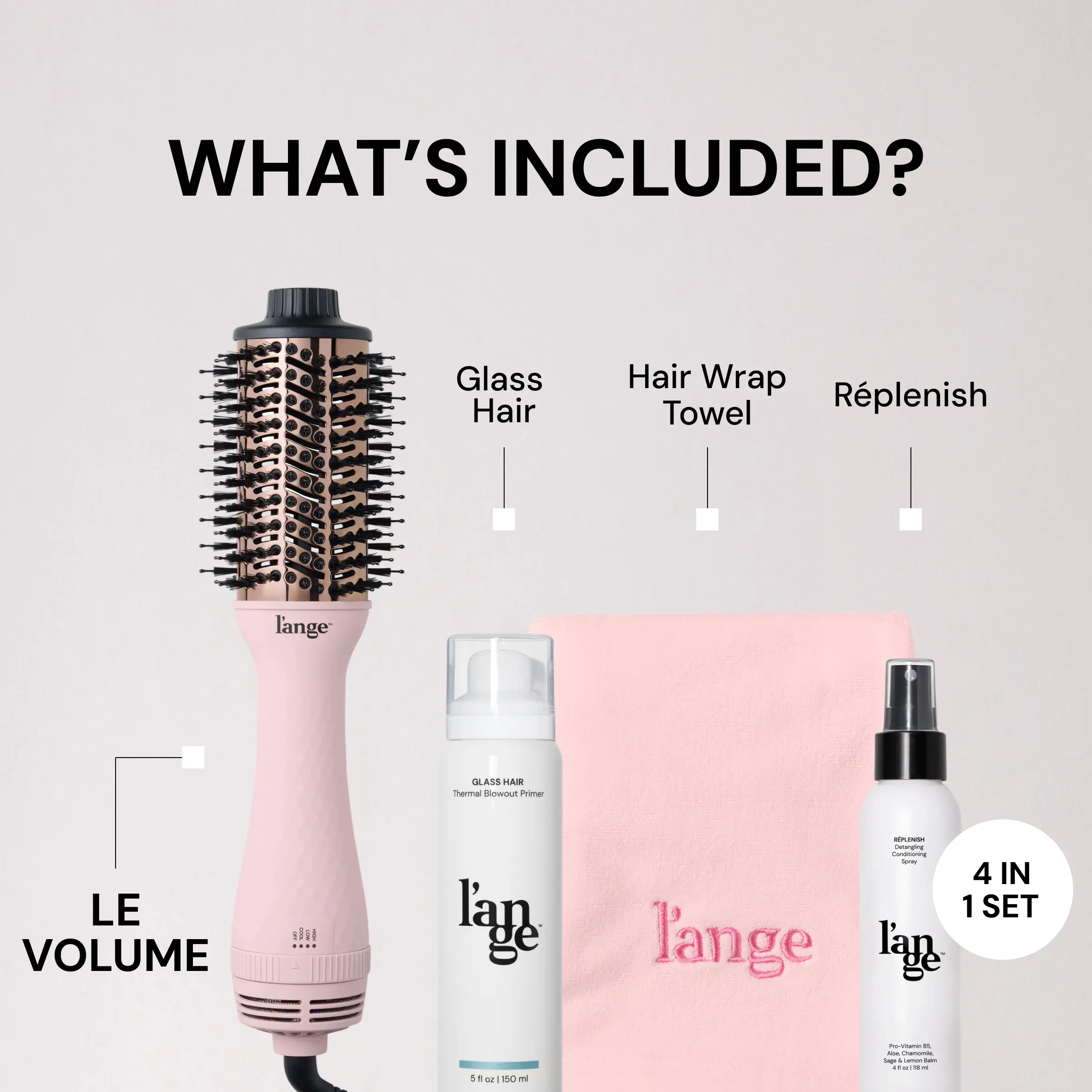 Blow All Out - Blush 60mm / Blush Towel