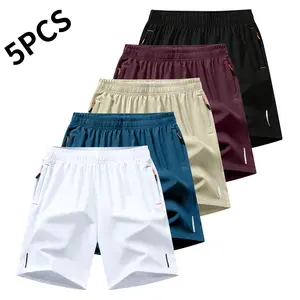 Men’s 5-Pack Quick-Dry Sports Shorts – Stylish, Multi-Functional Outdoor Casual Shorts