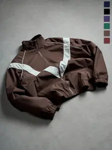 Men's Casual Jacket, Waterproof and Durable Surface Design, Stylish and Trendy Outdoor Apparel, Suitable for All-Year Round Everyday Wear Coats Menswear Tops，boyfriend christmas gifts，fashion，trench coat outfits