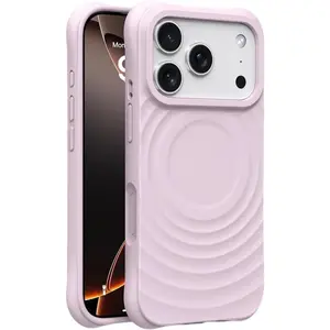 Magnetic Phone Case for iPhone 17 16 15 14 13 Pro max plus, MagSafe Compatible & Shockproof, Soft Liquid Silicone Cover, Aesthetic Design