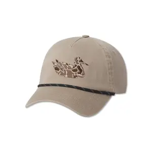 Ensenada Rope Hat - Camo Duck | Burnt Taupe