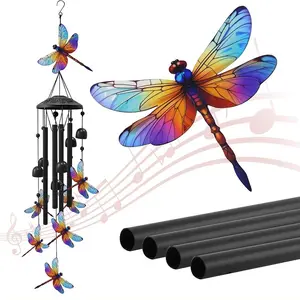 Outdoor Dragonfly Wind Chime, Metal, Durable Garden Decor, Garden Accessories, Perfect Gift for Mom, Grandma, Birthday, Anniversary