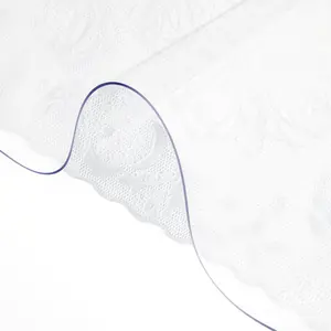 VEVOR Plastic Table Cover 40 x 72 Inch, 1.5 mm Thick Clear Table Protector, Rectangle Clear Desk Mat, Waterproof & Easy Cleaning for Office Dresser Night Stand