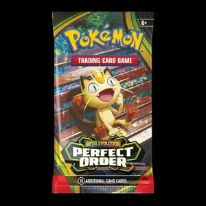 Perfect Order Booster Pack - Mega Evolution Expansion with 6 Booster Packs for Fans of Pokémon TCG