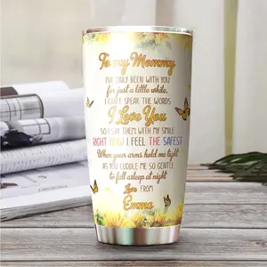 To My Mommy Tumbler Happy 1St Mothers Day Tumblers Mom Elephant Tumbler Birthday Gift For Mom From Daughter, Son, Tumbler 20Oz 4 45783 935