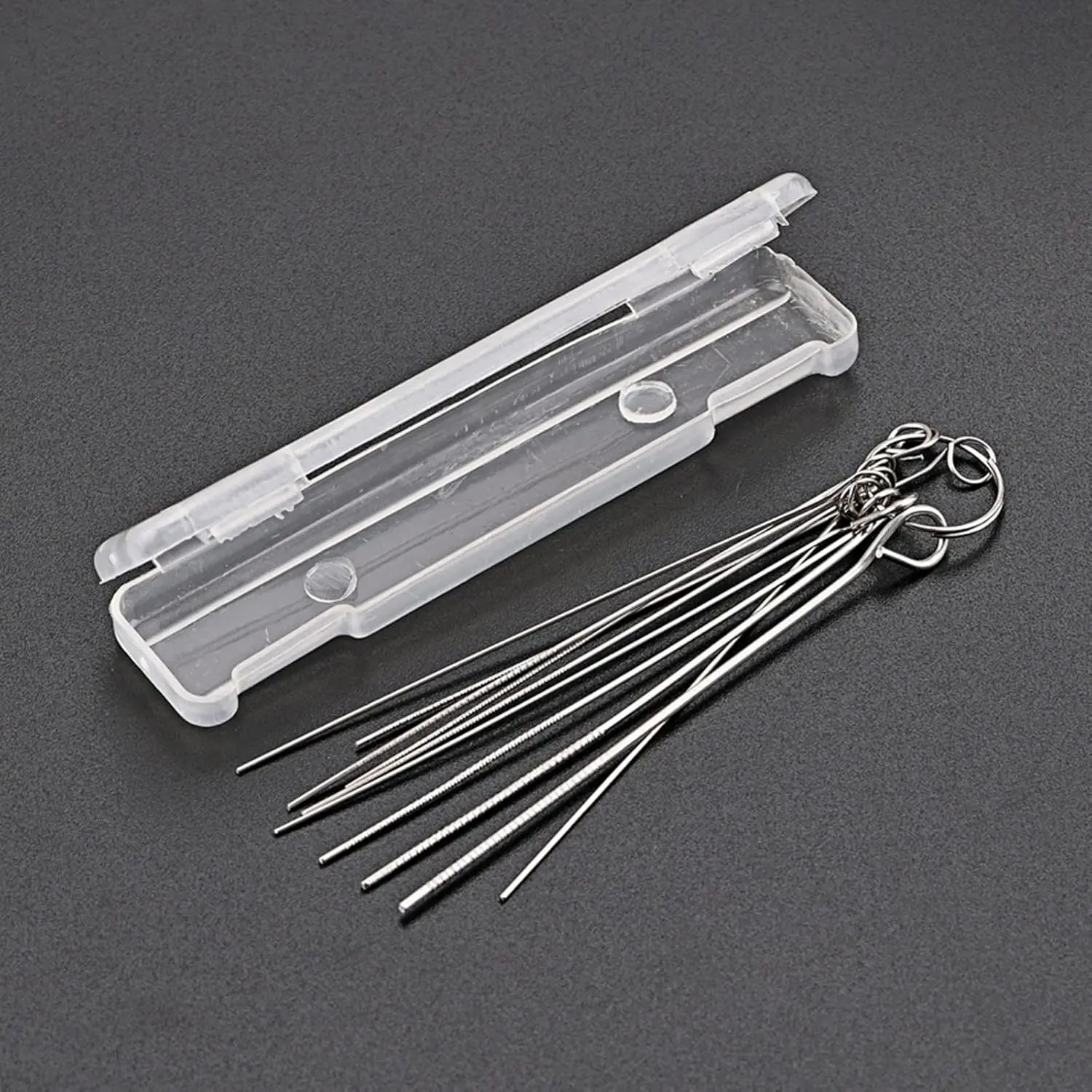 10pcs/set Stainless Steel Shower Head Cleaning Needles, Clog Remover Tool for Shower Nozzles, Multifunctional Tiny Hole Unclogging Picks, Practical Household Bathroom Cleaning Gadget Accessories