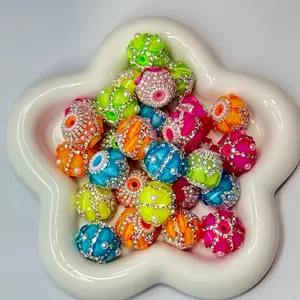 Fancy bead mix for crafting - a variety of sparkling beads that will enhance your projects. You get 10 pieces in each bag.