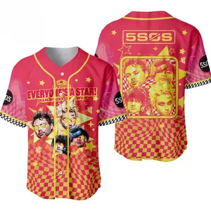 5SOS Baseball Jersey Shirt, Everyone's a Star Tour Shirt, Special Gift For 5 Second of Summer Fan, Gift For Music Fan