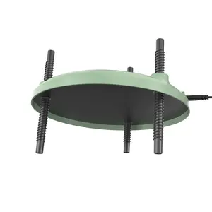 Chick Brooder Heating Plate with Adjustable Height 3-Level Temperature Control Timer Function ABS Metal Durable Safe for Chicks Ducklings Goslings Small Pets