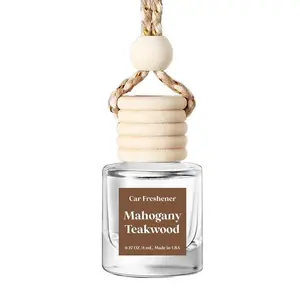 NIGH Scented Car Air Freshener - Long Lasting Car Diffuser - Last 60+ Days Teakwood