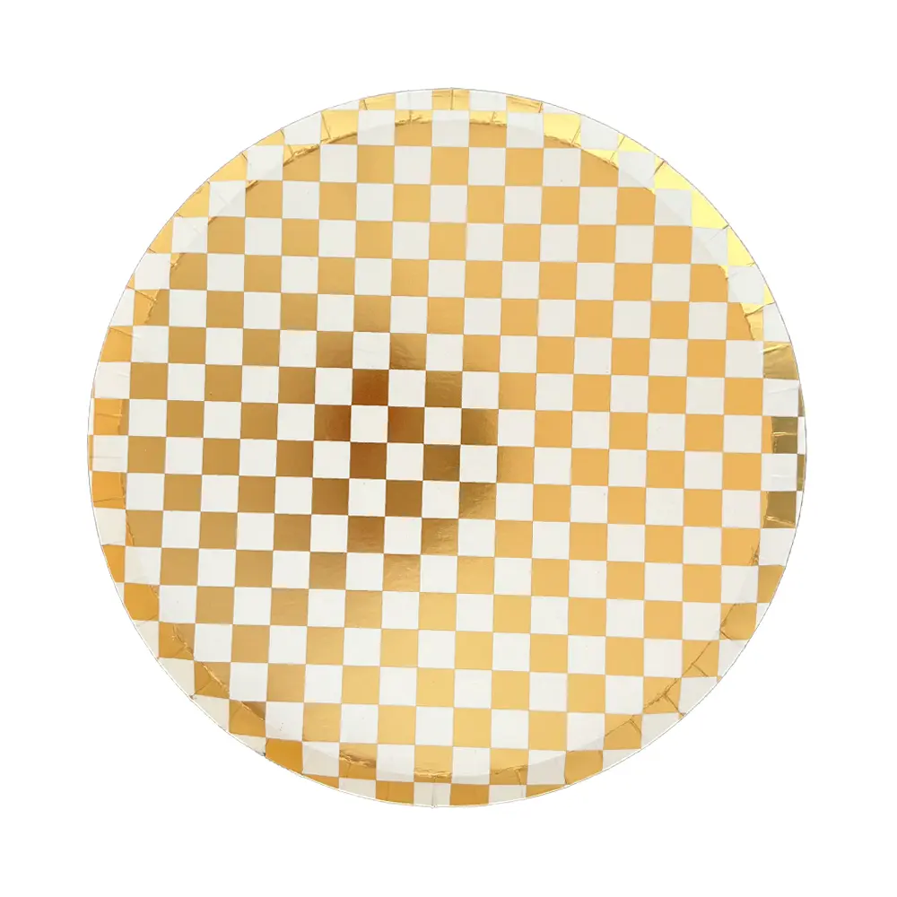 GOLD CHECKER PLATES