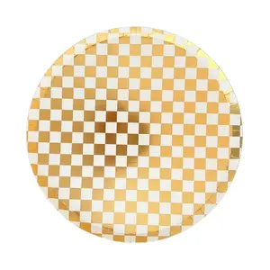 GOLD CHECKER PLATES
