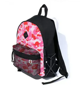 Bape ABC Bungee Cord Backpack ABC Pink Camo