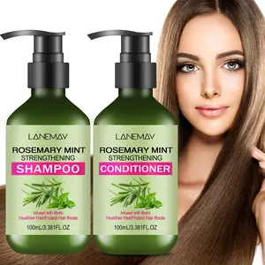 Rosemary Nourishing Hydrating Hair Care Set, 100ML + 100ML Nutrient Cleansing Dual Products, Suitable for All Hair Types, Ideal Home Use Choice
