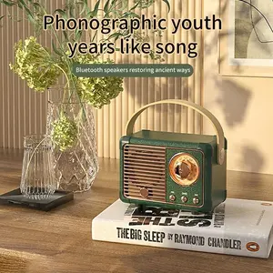 Wireless Speaker, Rechargeable Portable Bluetooth-compatible Speaker, Retro Design Mini Subwoofer Speaker, Creative Mini Speaker for Home & Outdoor, Portable Outdoor Speakers, Audio