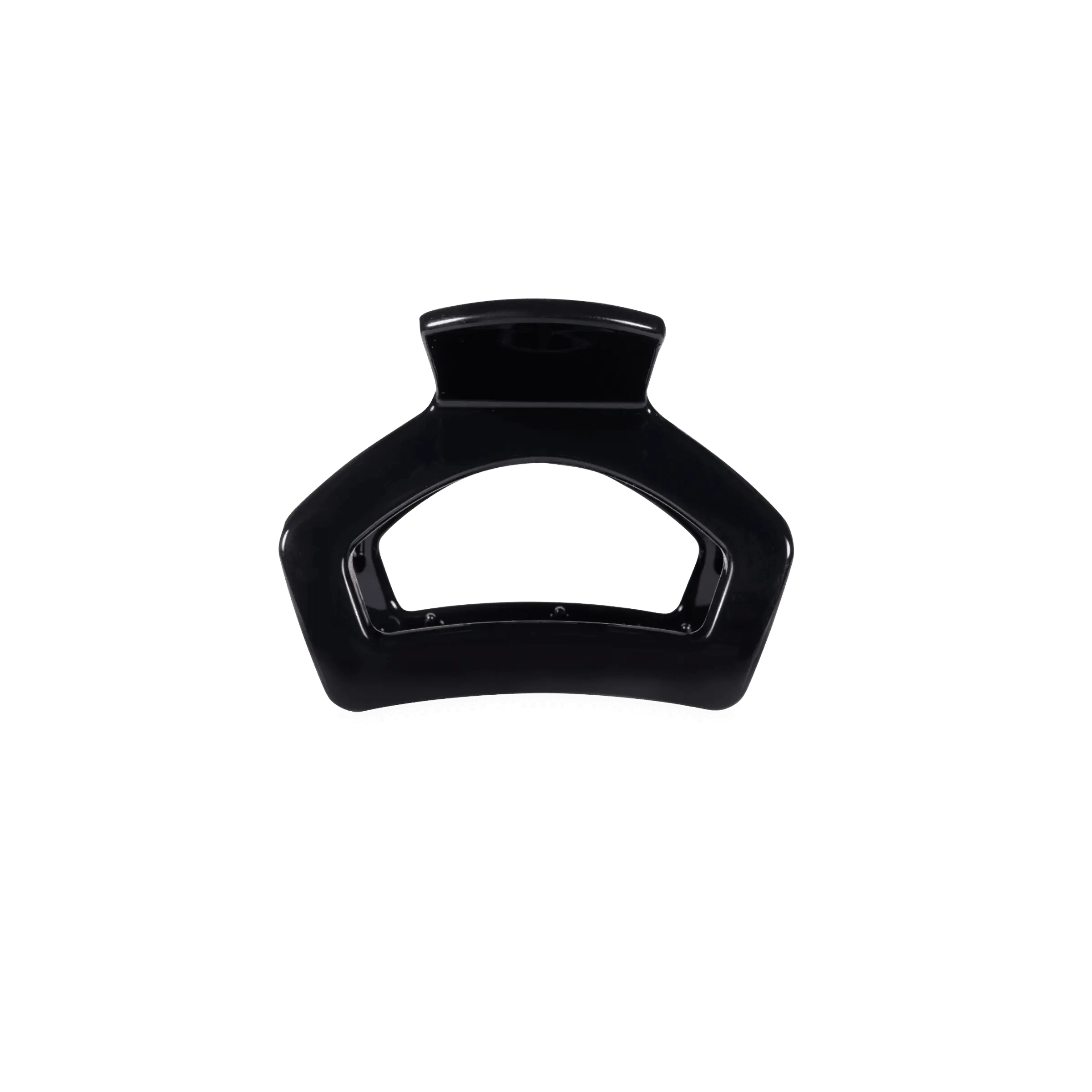 Open Jet Black Petite Hair Clip