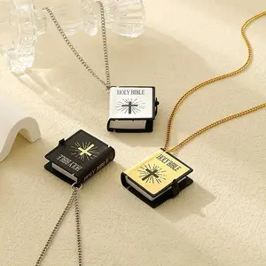 A 1:12 Scale Dollhouse Miniature Furniture Accessory Bible – Flipable Book for BJD Scene Photography