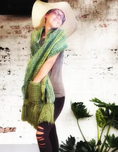 Coastal 'Sip Designs Pocket Shawl