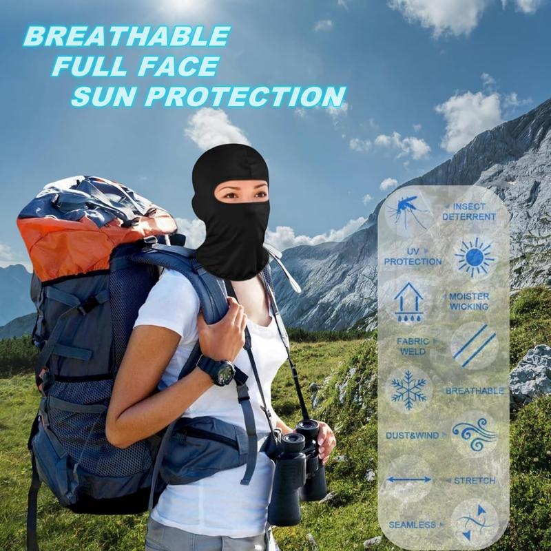 Balaclava Ski Face Mask: Cooling Neck Gaiter Full Face Cover Hood Shiesty Mask for Men Women 6 Pack