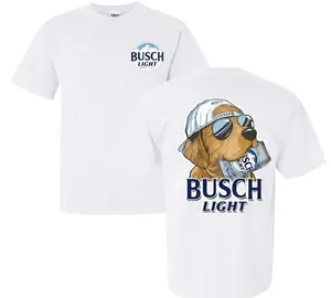 [Sale Up To 30%] Busch Light Dog Hunting 2 Sided Unisex T-shirt, Graphic Outdoors Beer, Full Colors, For Men, For Women