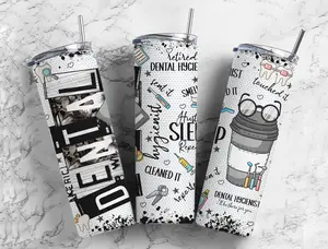 Dental Hygienist 20oz skinny Tumbler