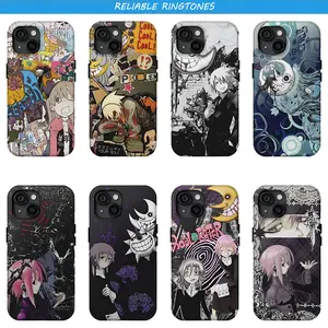 Anime S-Soul Eater Phone Case For iPhone 17 16 15 14 13 12 11 - Personalized Aesthetic Design Shockproof Phone Case: Your Perfect Blend of Style and Safety!