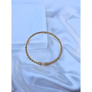 Golden Bamboo Bangle