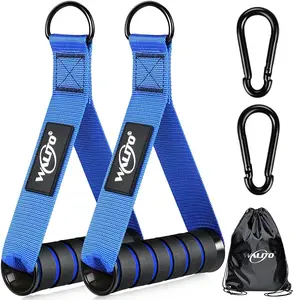 Gym Exercise Handles, Replacement Handle Attachments for Cable Machine Pulleys, Resistance Band and Strength Trainer, Pull Down Workout Accessories