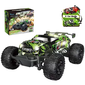 1:18 Scale Dual-Shell High-Speed Off-Road Remote Control Car, 2.4GHz Tech Precise Control RC Truck, All-Terrain Monster Truck with Shock Absorbers, Durable Crash-Resistant Design, Outdoor Toy Gift for Kids
